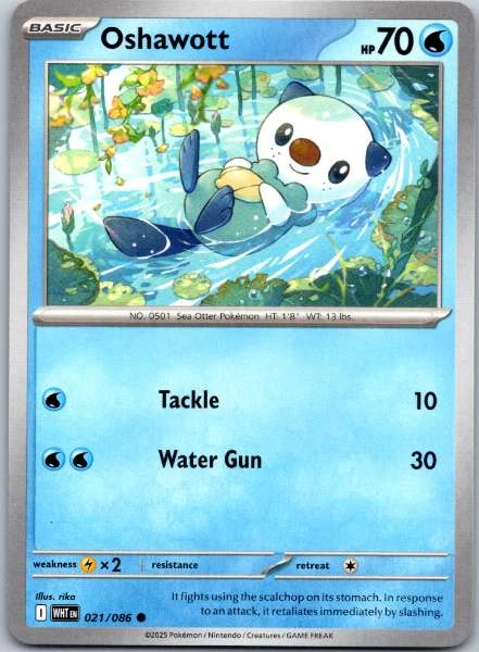 Oshawott - White Flare #021/086