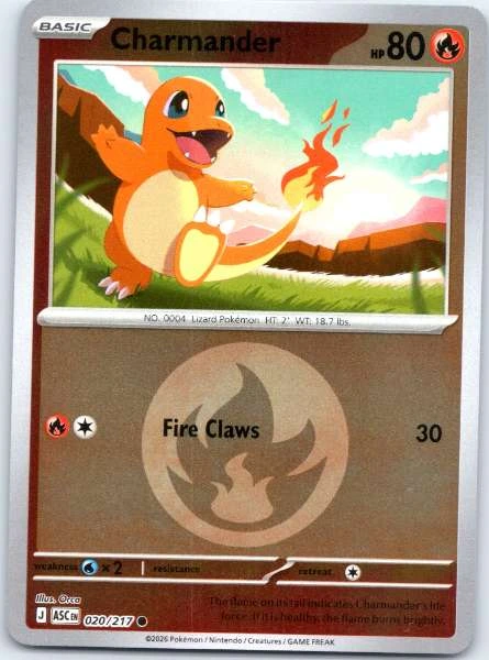 Charmander - Ascended Heroes #020/217