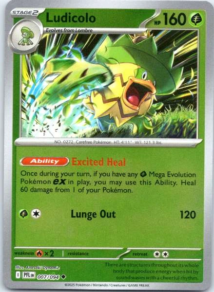 Ludicolo - Phantasmal Flames #007/094