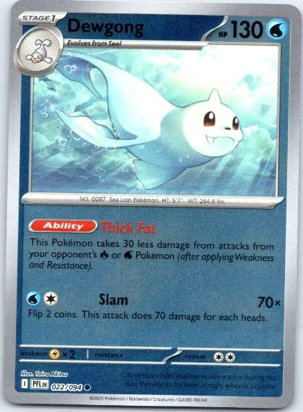 Dewgong - Phantasmal Flames #022/094