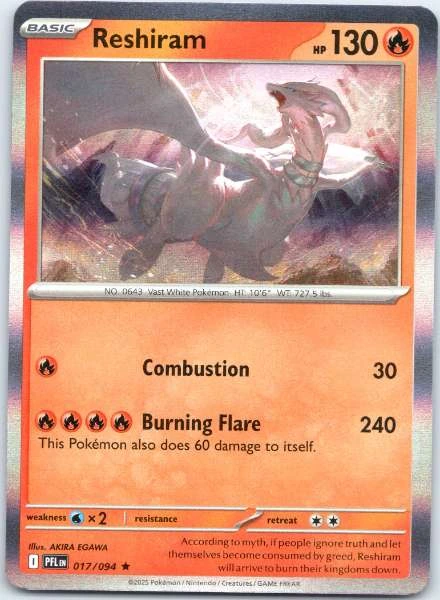 Reshiram - Phantasmal Flames #017/094