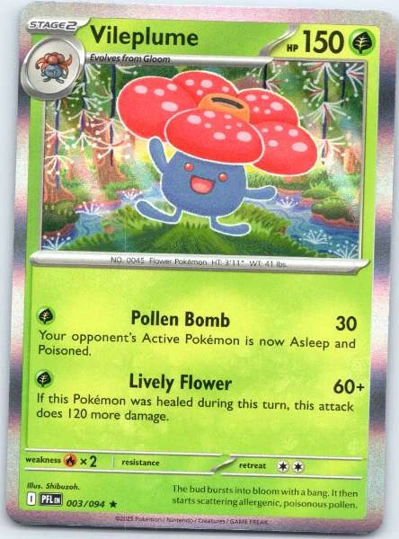 Vileplume - Phantasmal Flames #003/094