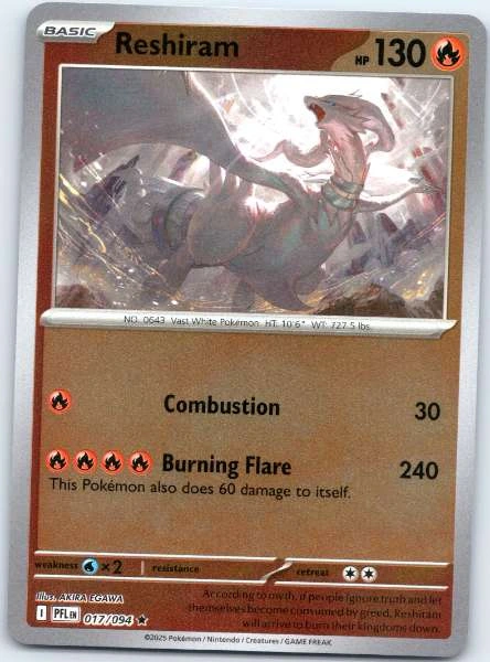 Reshiram - Phantasmal Flames #017/094