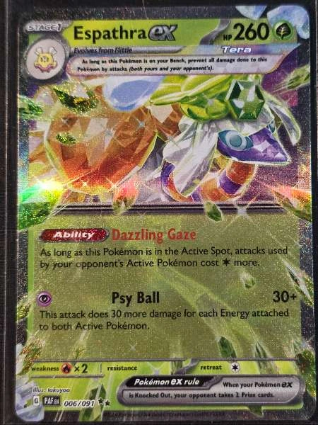 Espathra ex - Paldean Fates #006/091