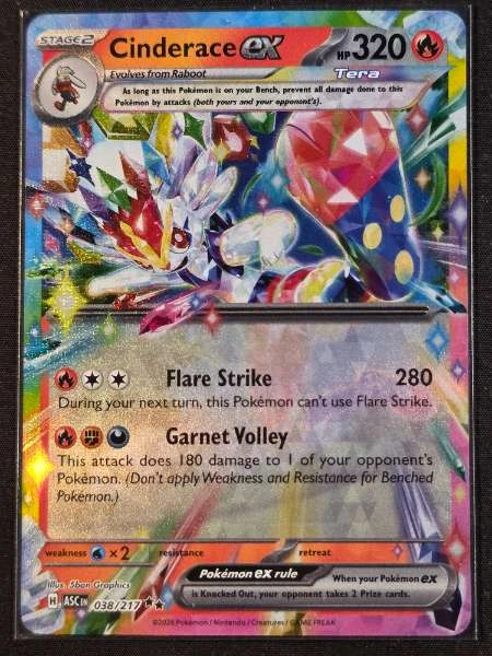 Cinderace ex - Stellar Crown #038/217