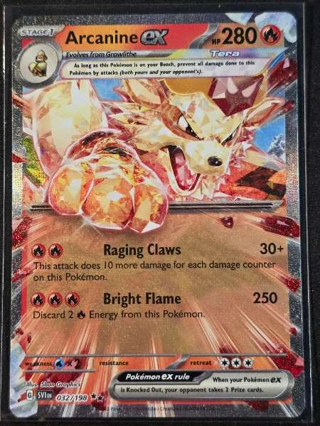 Arcanine ex - Scarlet & Violet Base Set #032/198