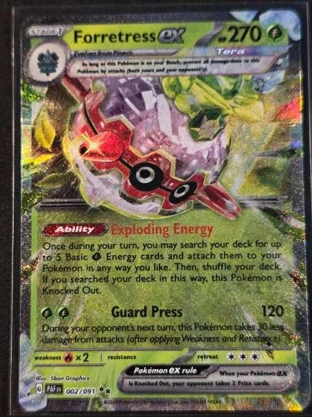 Forretress ex - Paldean Fates #002/091