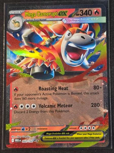 Mega Camerupt EX - Mega Evolution #022/132