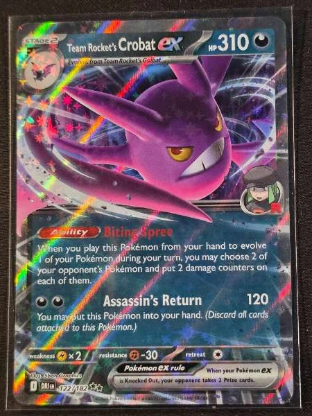 Team Rocket's Crobat EX - Destined Rivals #122/182
