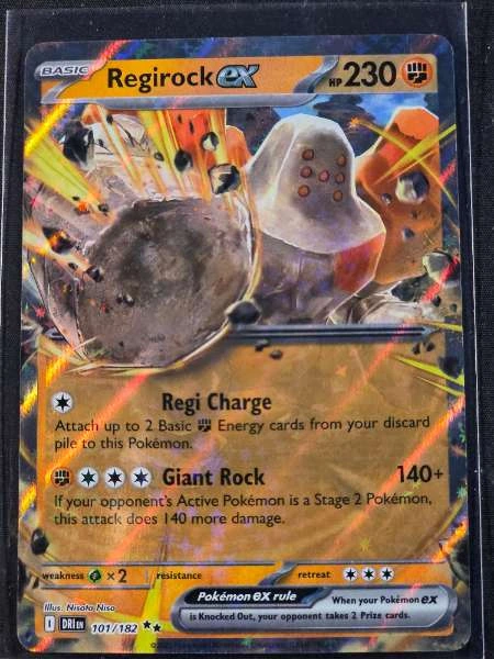 Regirock ex - Destined Rivals #101/182
