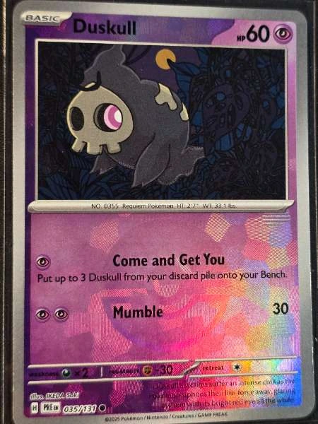 Duskull PokeBall - Prismatic Evolutions #035/131