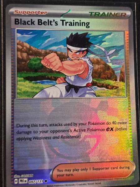Black Belt's Training PokeBall - Prismatic Evolutions #097/131