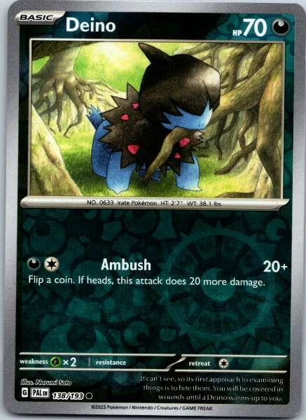 Deino - Paldea Evolved #138/193