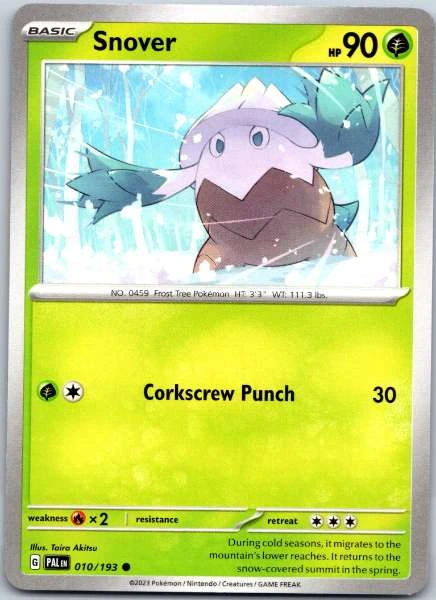 Snover - Paldea Evolved #010/193