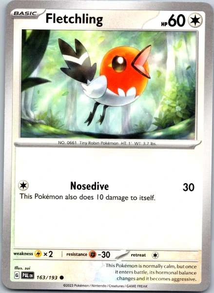Fletchling - Paldea Evolved #163/193