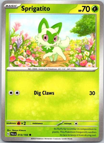 Sprigatito - Paldea Evolved #013/193