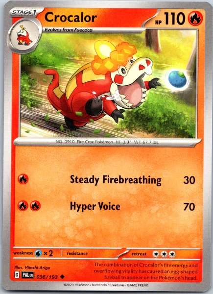 Crocalor - Paldea Evolved #036/193
