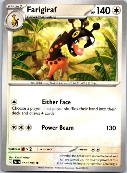 Farigiraf - Paldea Evolved #155/193
