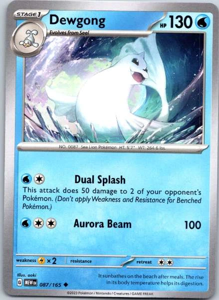 Dewgong - 151 #087/165