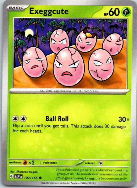 Exeggcute - Scarlet & Violet 151 #102/165