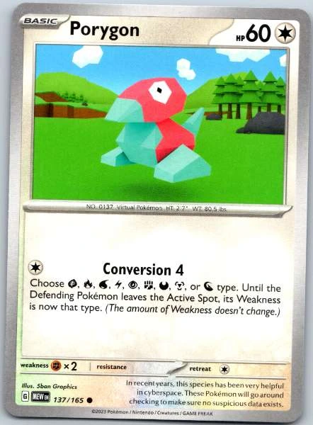 Porygon - 151 #137/165