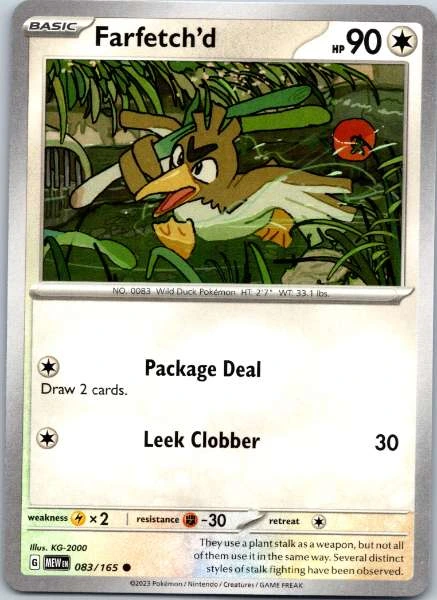 Farfetch'd - Scarlet & Violet 151 #083/165