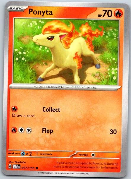 Ponyta - 151 #077/165