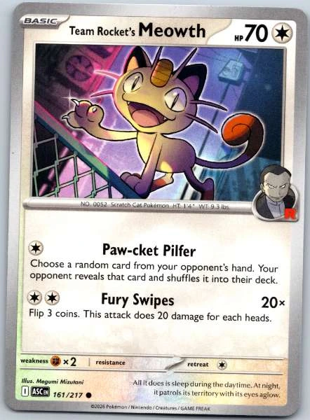 Team Rocket's Meowth - Ascended Heroes #161/217