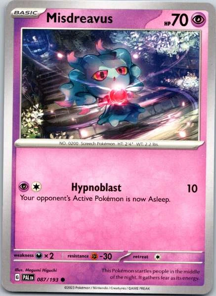 Misdreavus - Paldea Evolved #087/193