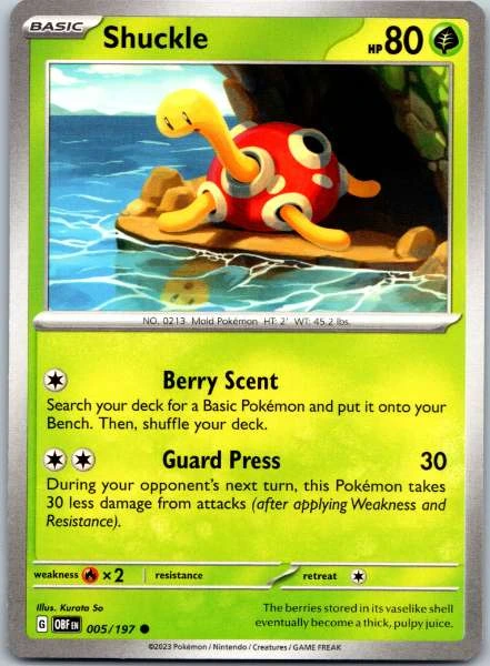 Shuckle - Obsidian Flames #005/197