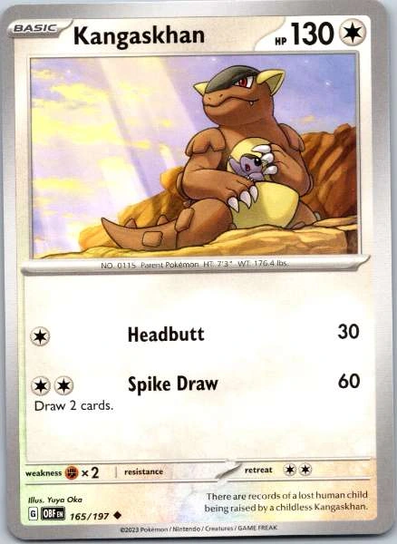 Kangaskhan - Obsidian Flames #165/197