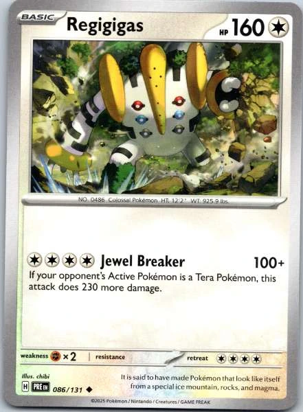 Regigigas - Prismatic Evolutions #086/131