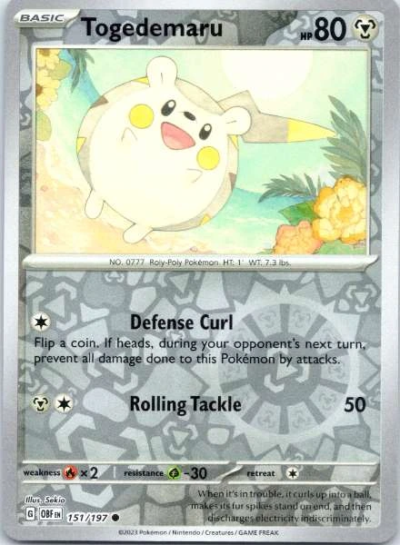 Togedemaru - Obsidian Flames #151/197