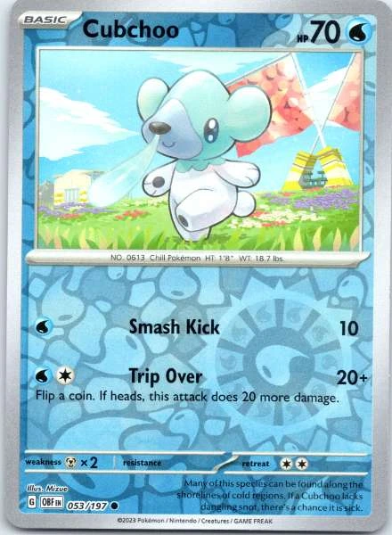 Cubchoo - Obsidian Flames #053/197