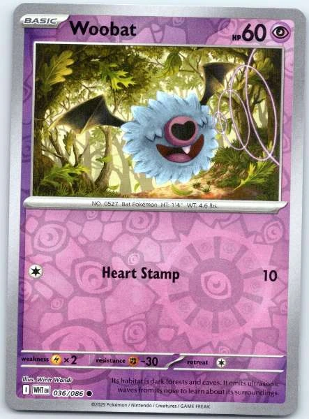 Woobat - White Flare #036/086
