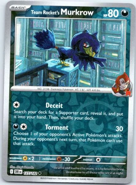 Team Rocket's Murkrow - Destined Rivals #127/182