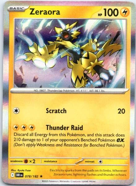 Zeraora - Destined Rivals #078/182