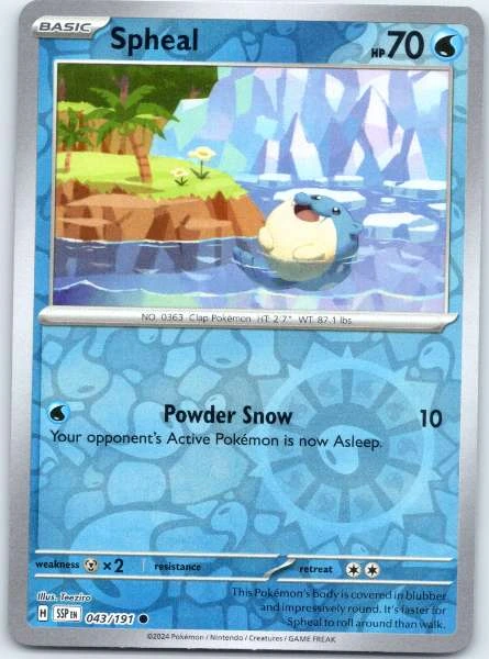 Spheal - Surging Sparks #043/191