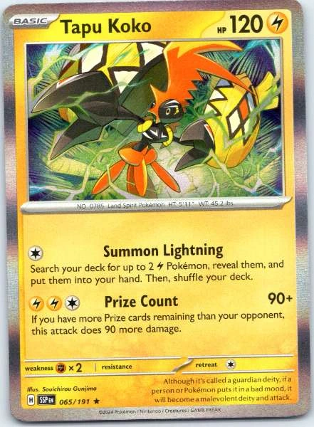 Tapu Koko - Surging Sparks #065/191