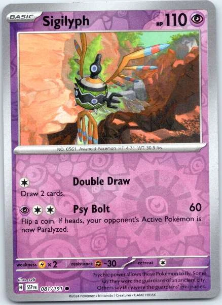 Sigilyph - Surging Sparks #081/191
