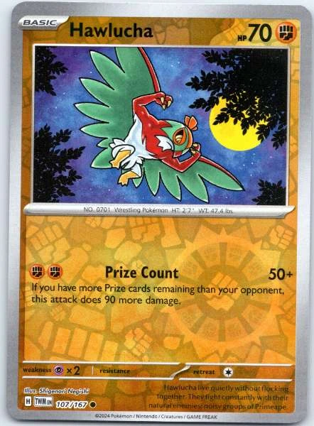Hawlucha - Twilight Masquerade #107/167