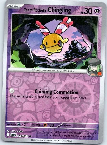 Team Rocket's Chingling - Destined Rivals #085/182