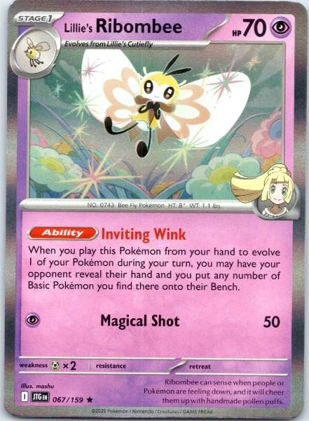 Lillie's Ribombee - Journey Together #067/159