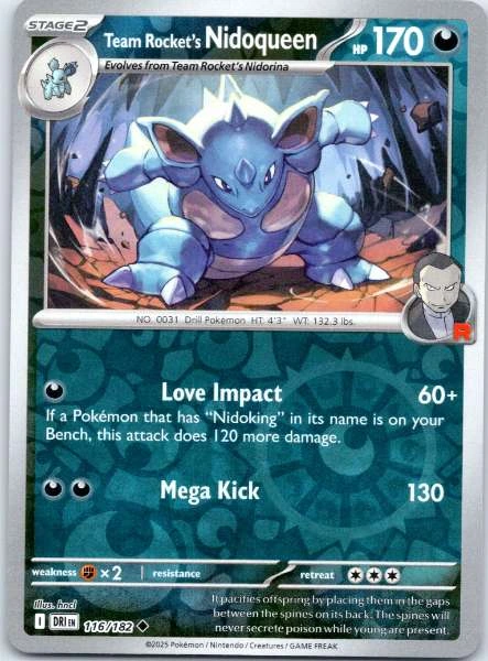 Team Rocket's Nidoqueen - Destined Rivals #116/182