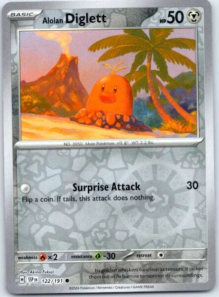 Alolan Diglett - Surging Sparks #122/191