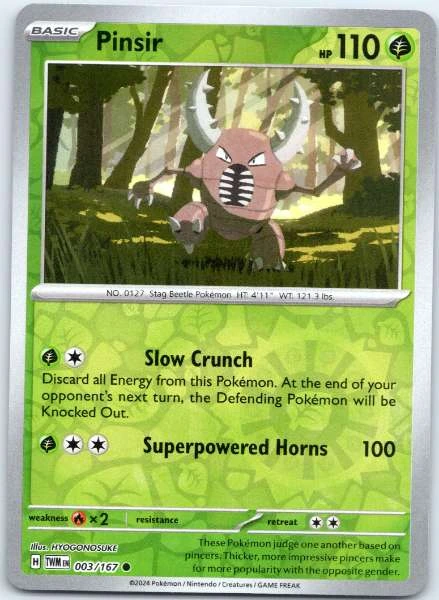 Pinsir - Twilight Masquerade #003/167