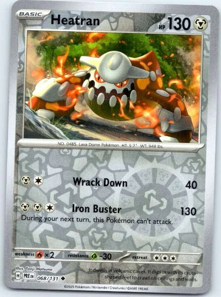 Heatran - Prismatic Evolutions #068/131