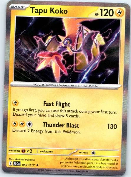 Tapu Koko - Ascended Heroes #067/217
