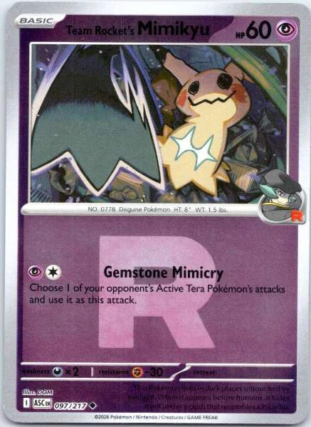 Team Rocket's Mimikyu - Ascended Heroes #097/217