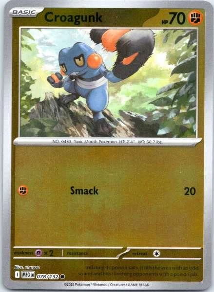 Croagunk - Mega Evolution #078/132